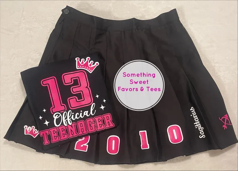 13th Birthday Outfit (Matte or Glitter Wording)