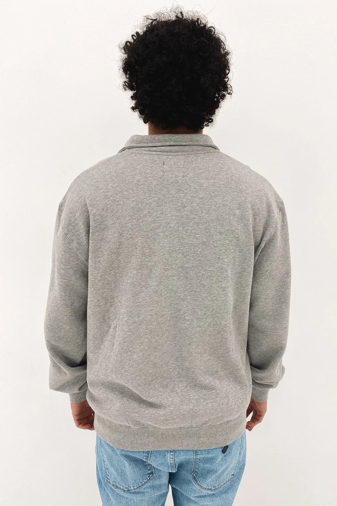 1/4 Zip Jumper Grey