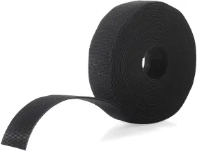 1.5" Black One Piece Double-Sided Velcro For Cheer Cuffs - 1 Foot (12 inches)