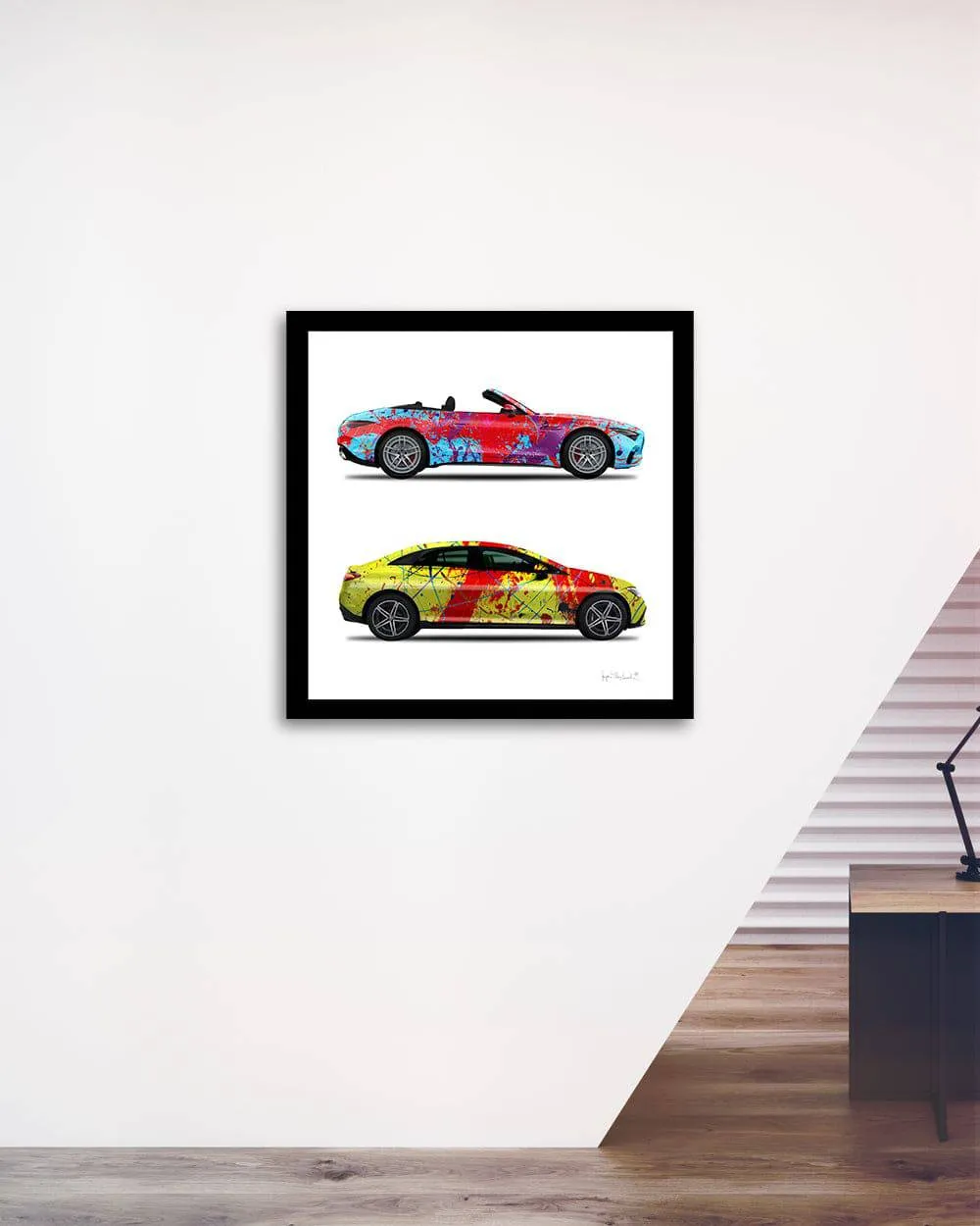 2 - Dancing Queen & Red Rocket Cars by Jumper Maybach® (Print on Canvas)