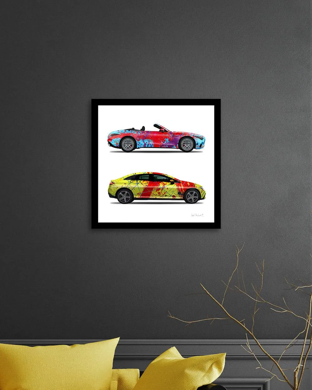 2 - Dancing Queen & Red Rocket Cars by Jumper Maybach® (Print on Canvas)