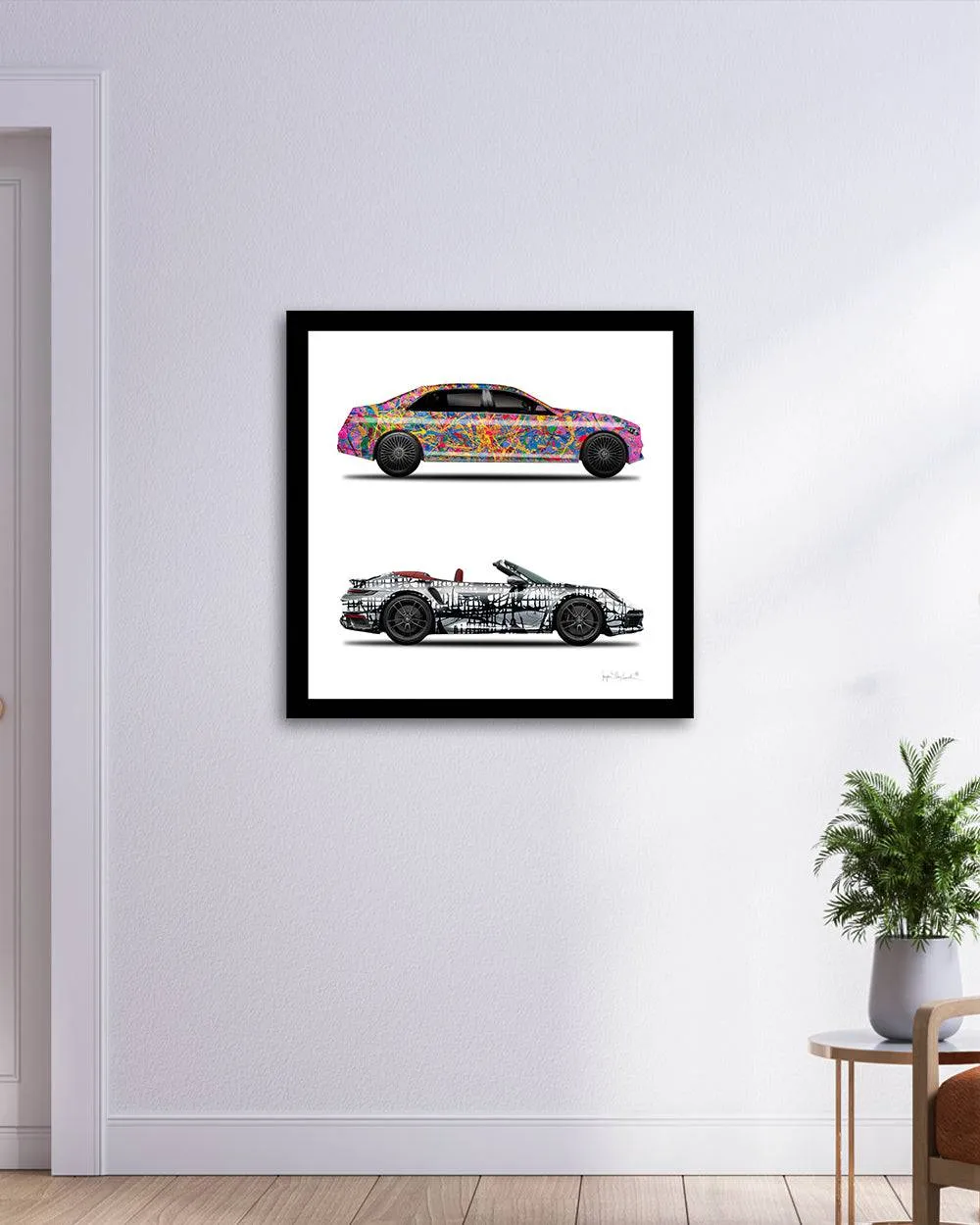 2 - Quantum Dream & Dark Matrix Cars by Jumper Maybach® (Print on Canvas)