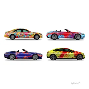 4 - Four Cars by Jumper Maybach® (Print on Canvas)