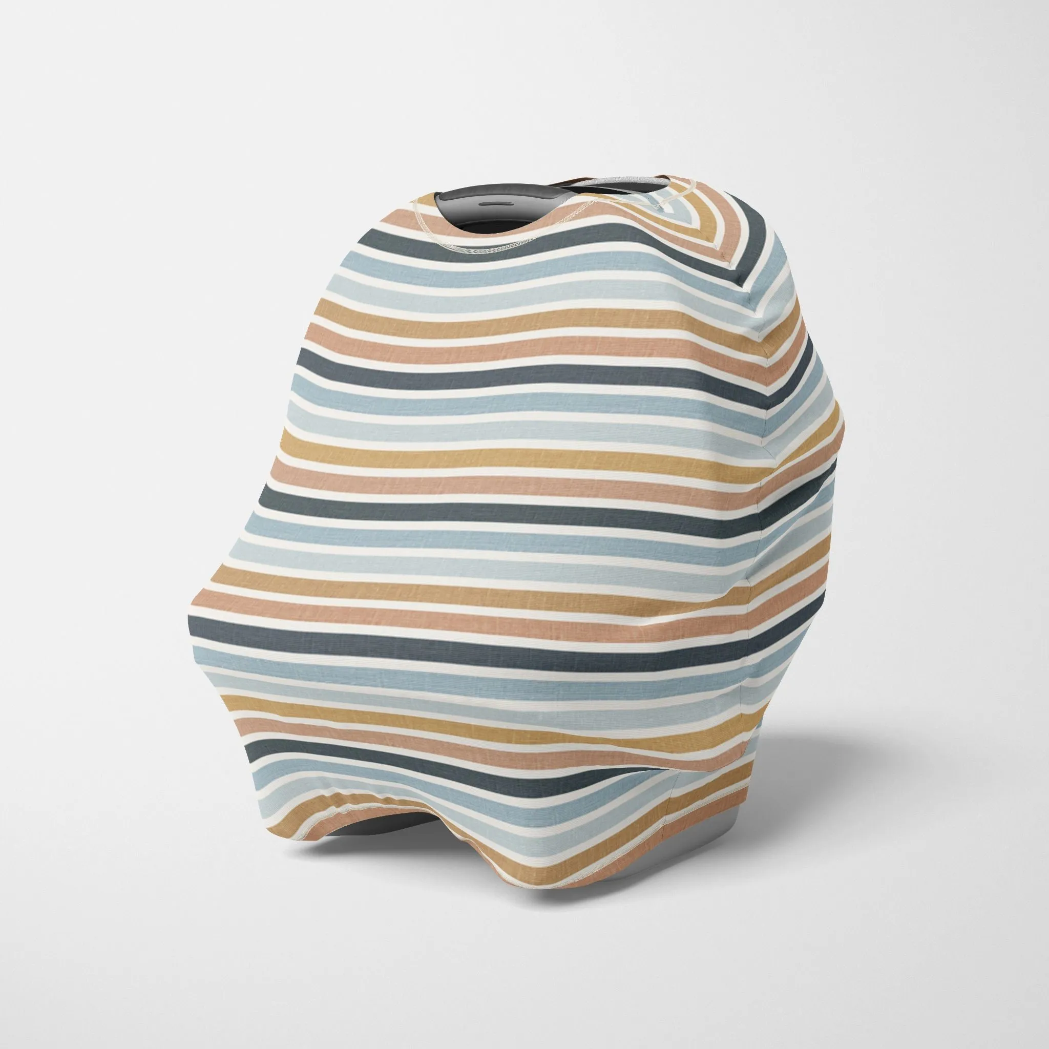 5 in 1 Multi-Use Nursing Mama Cover - Retro Stripes