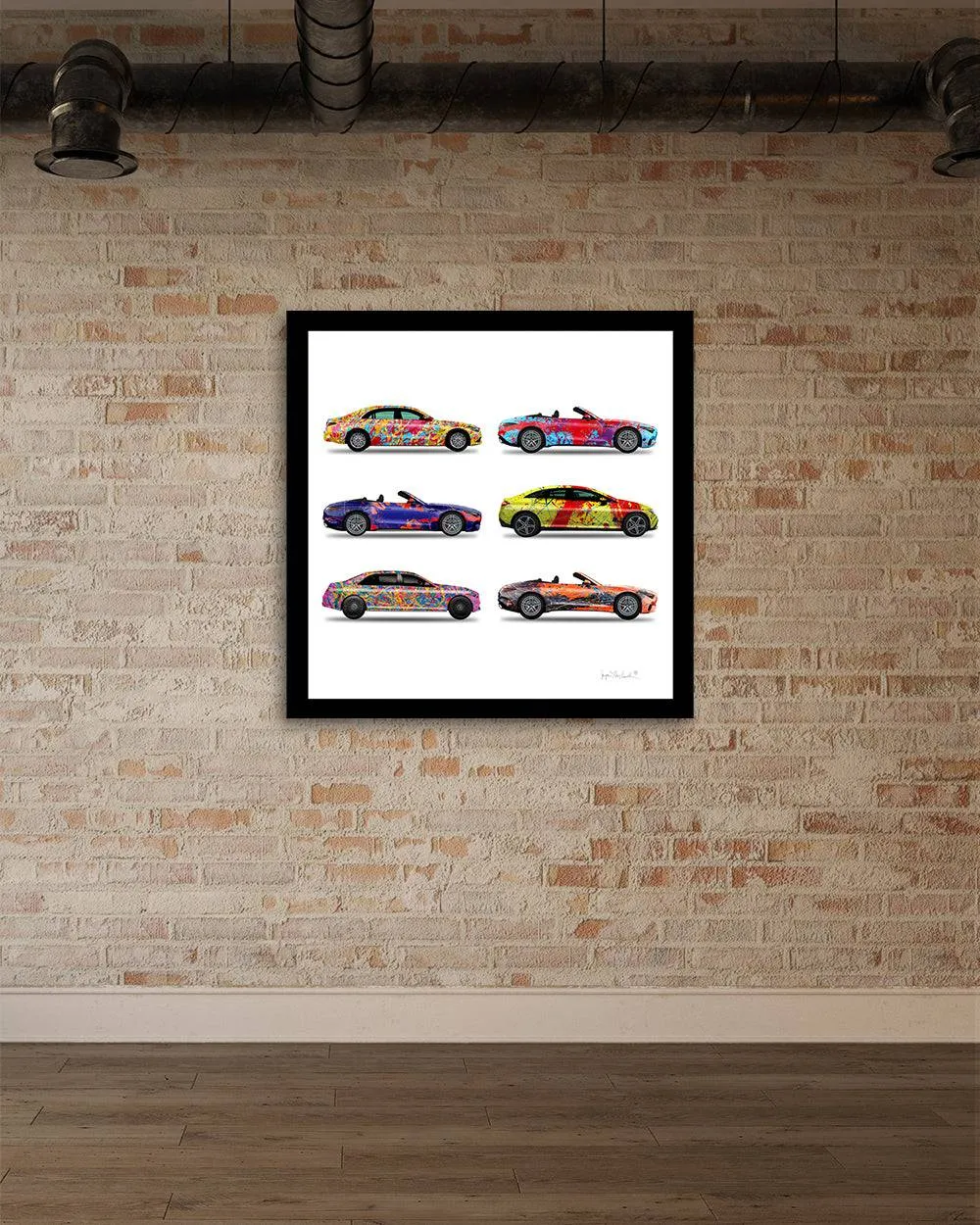 6 - Six Cars by Jumper Maybach® (Print on Canvas)