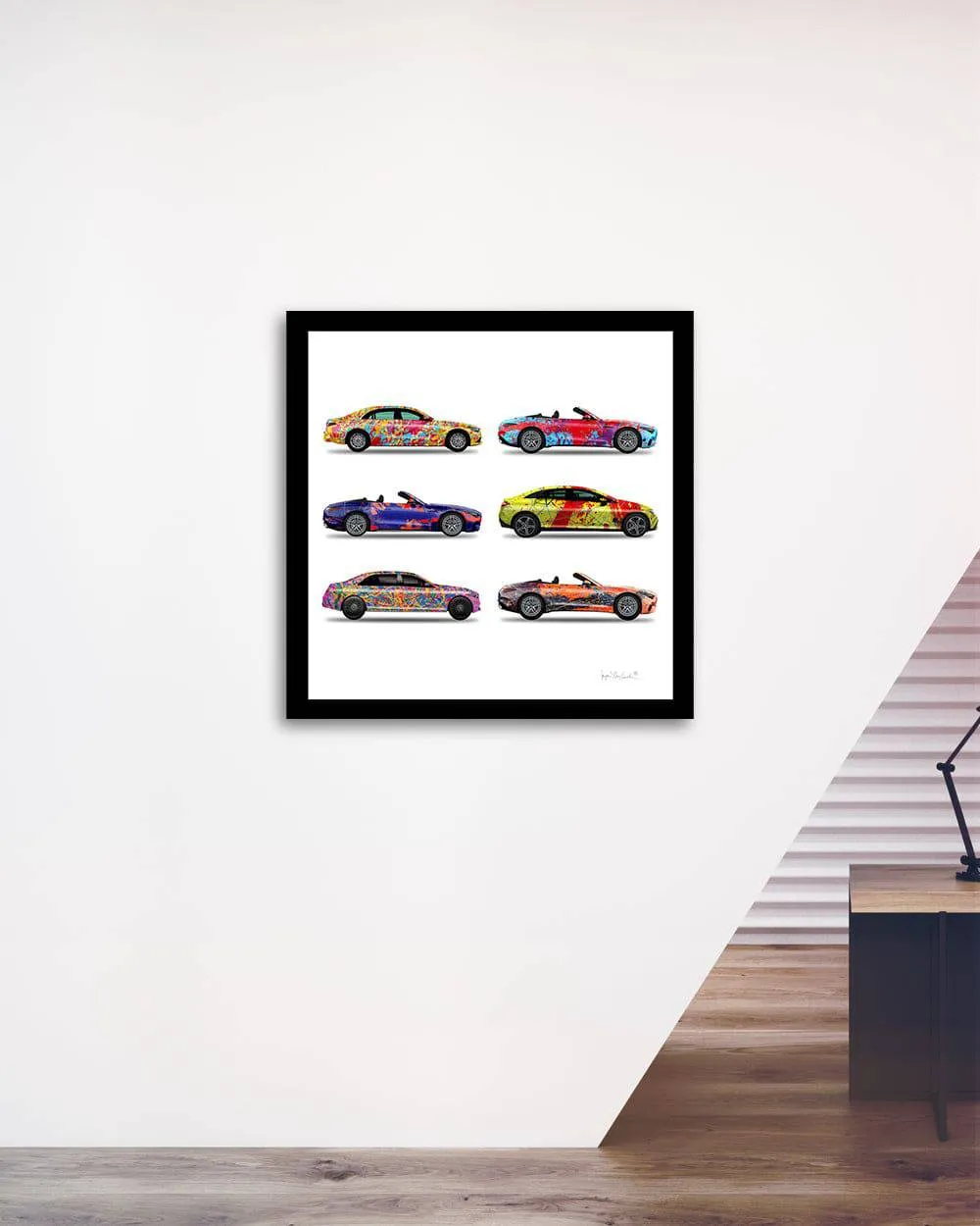 6 - Six Cars by Jumper Maybach® (Print on Canvas)