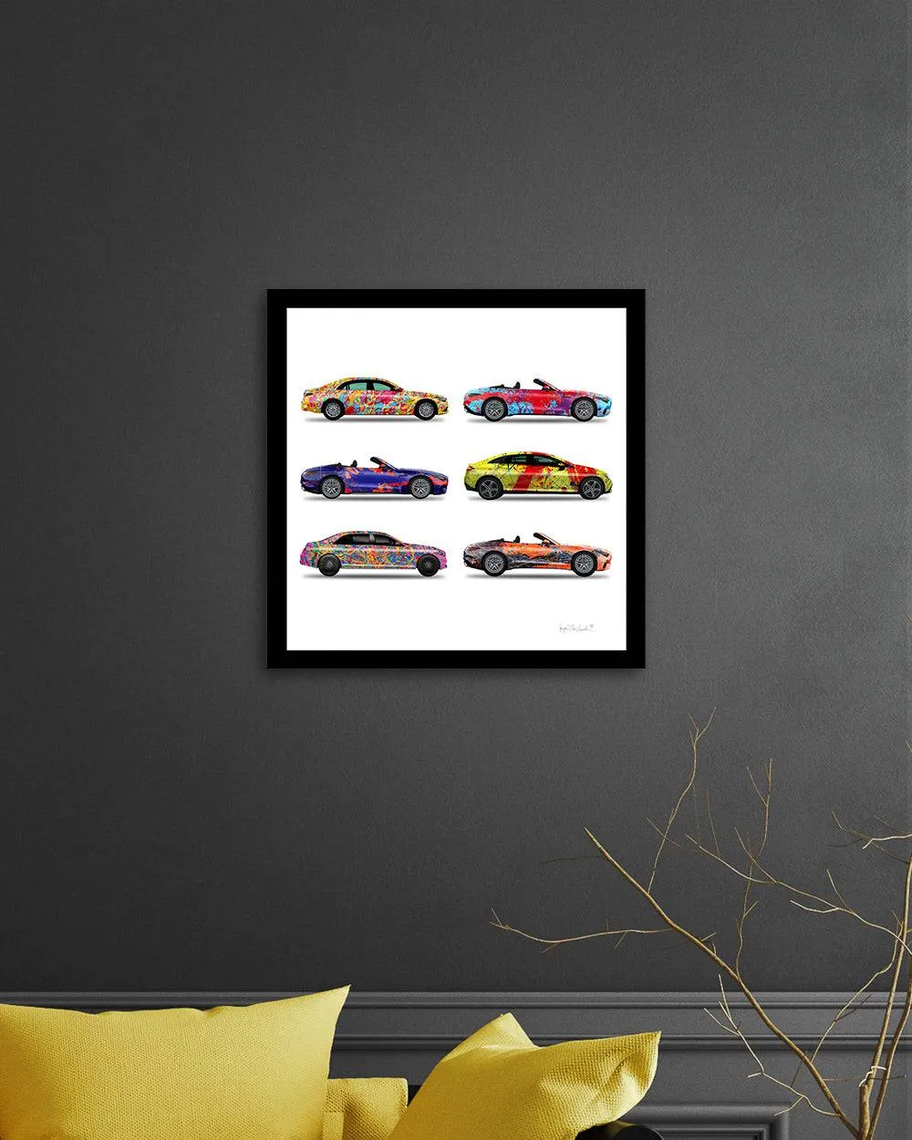 6 - Six Cars by Jumper Maybach® (Print on Canvas)