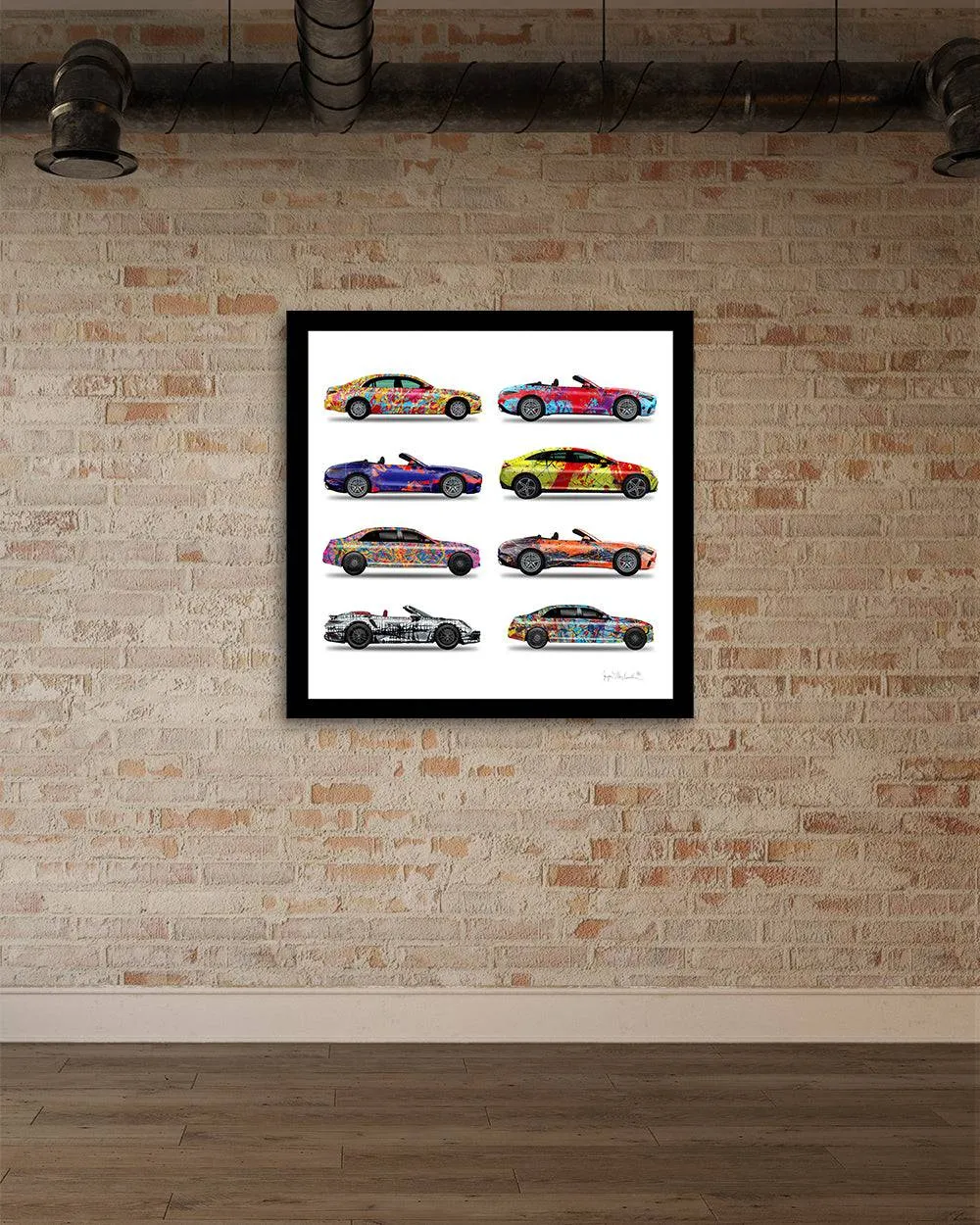 8 - Eight Cars by Jumper Maybach® (Print on Canvas)