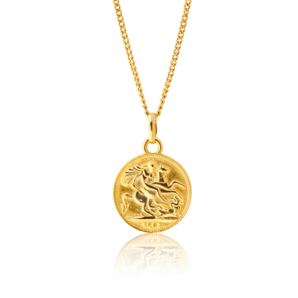 9ct 1963 Gold Coin Pendant