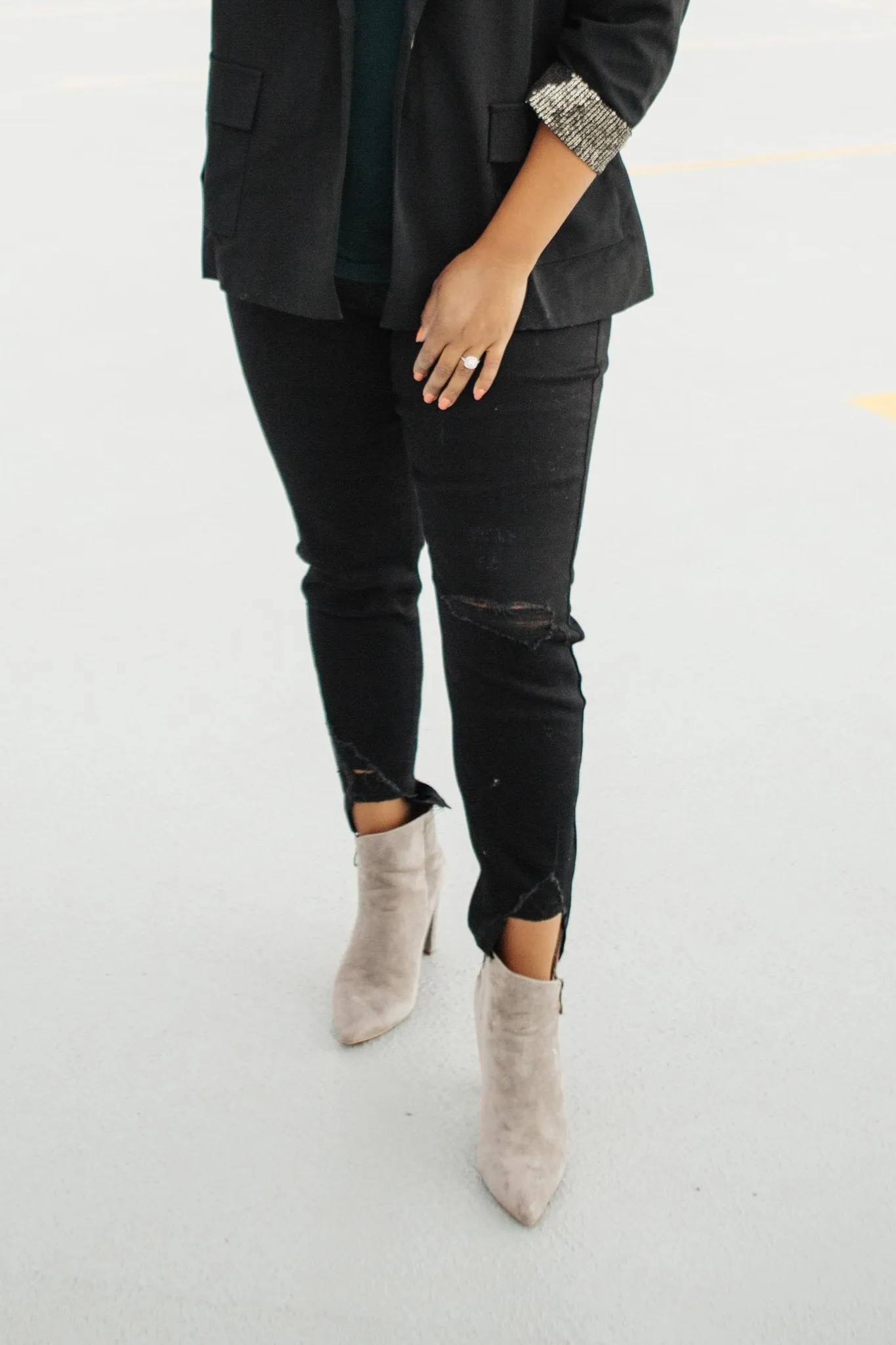 A Notch Above Black Jeans