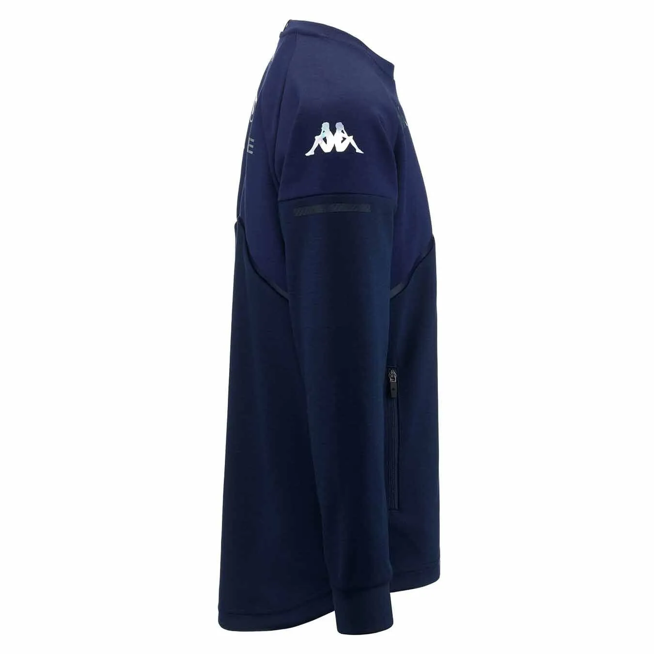 Alpine Racing F1 Men's Team Fleece Pullover -  Dark Grey/Blue