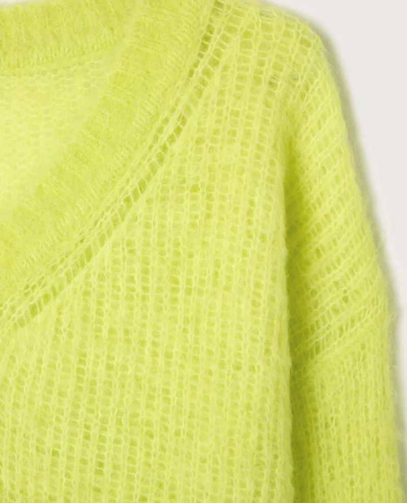 American Vintage Bymi Fluro Yellow Knit