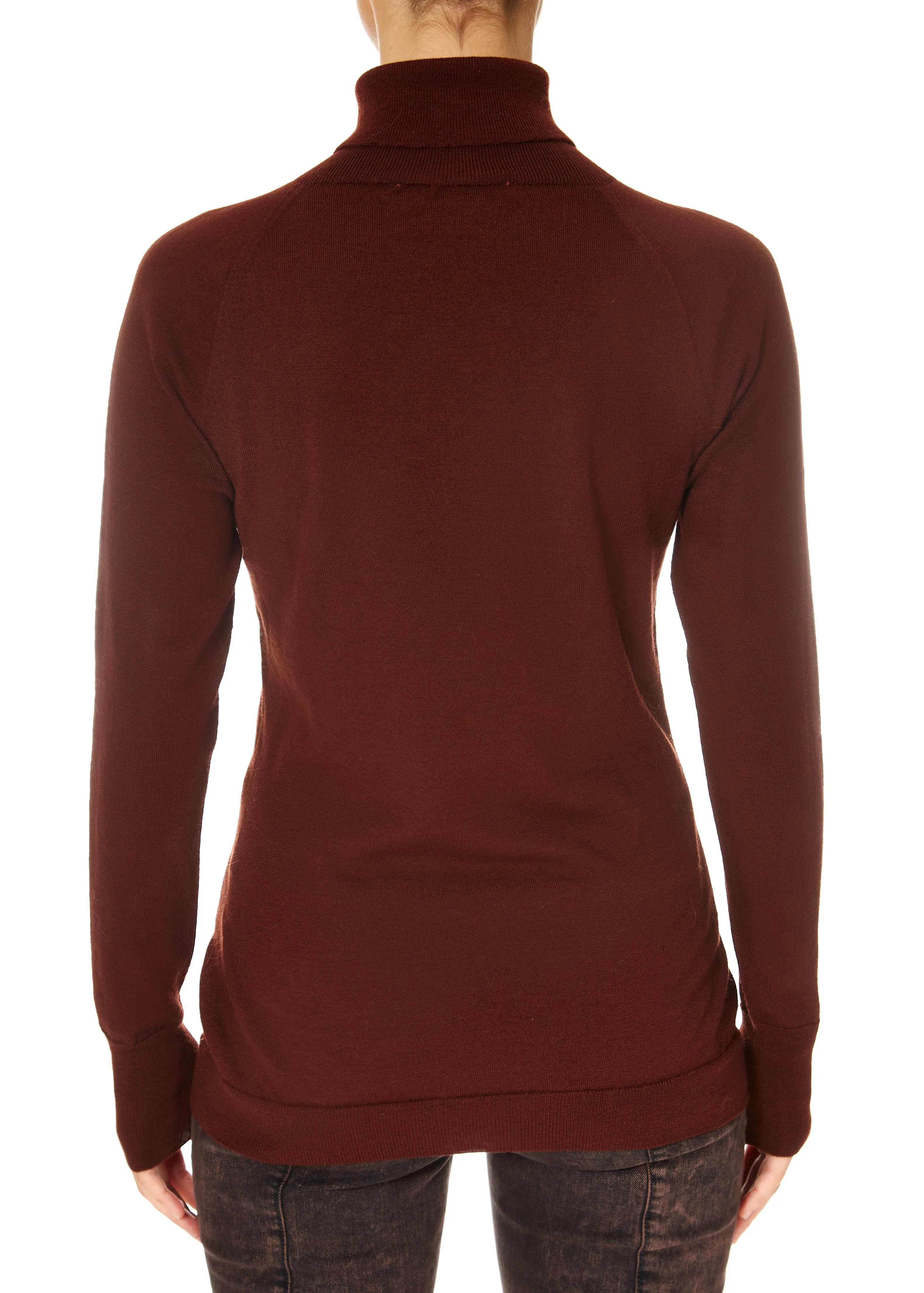 Annette Gortz Isa Polo Jumper In Mahogany