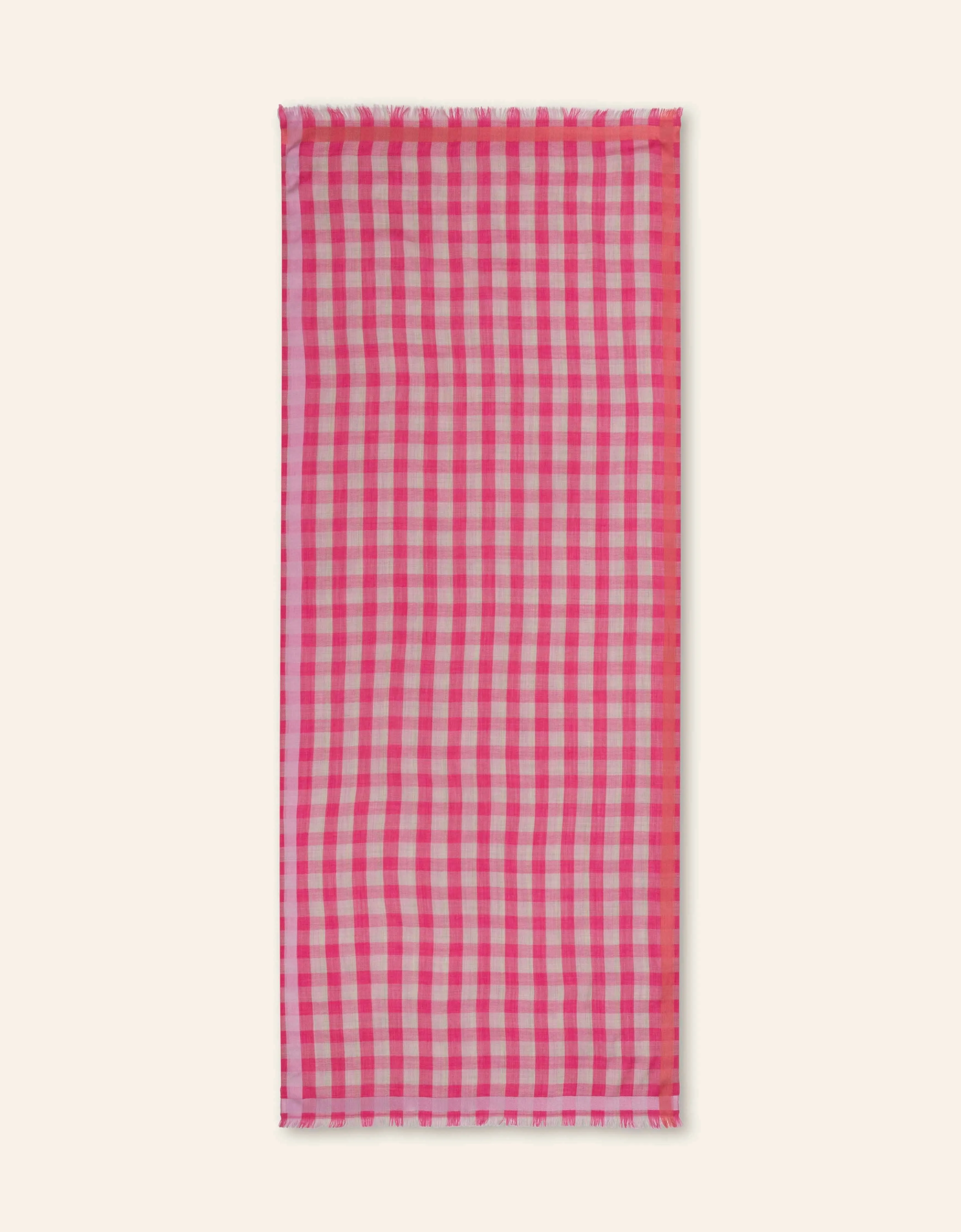 Apink woven scarf