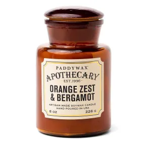 Apothecary Glass Candle | Orange Zest & Bergamot