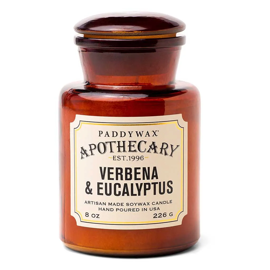 Apothecary Glass Candle | Verbena & Eucalyptus