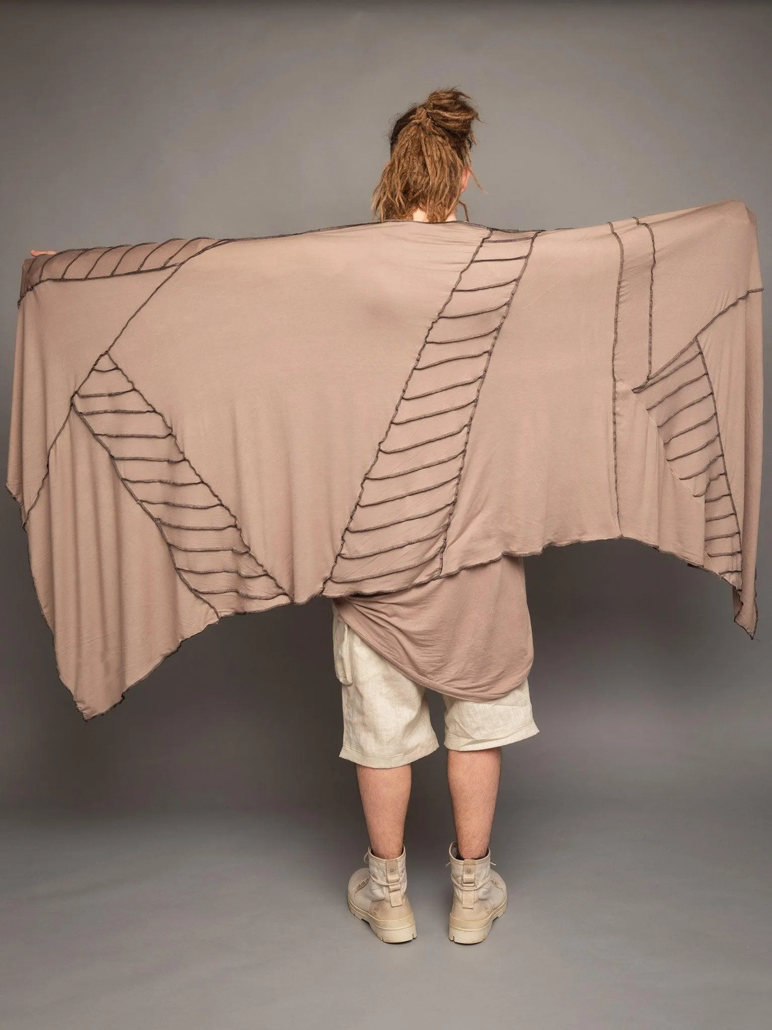 Atheon - Oversized Dystopian Wrap Over Scarf