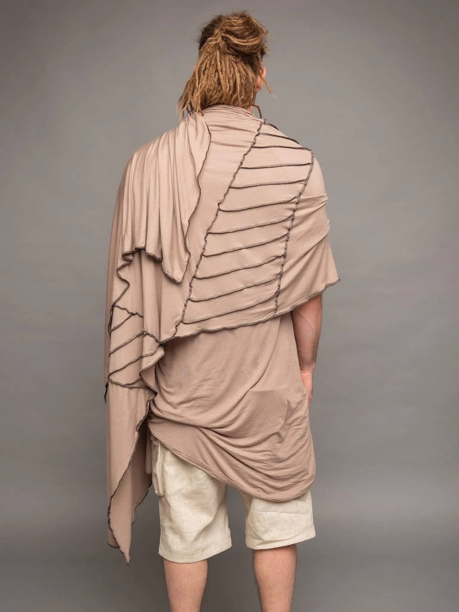 Atheon - Oversized Dystopian Wrap Over Scarf