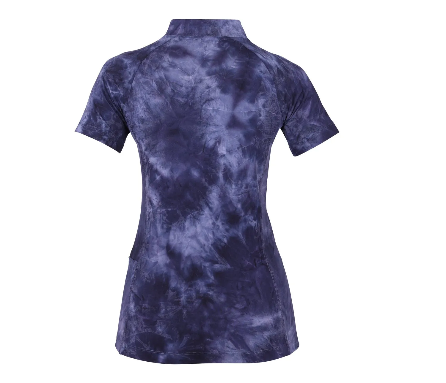 Aubrion Revive Short Sleeve Base Layer Navy Tye Dye