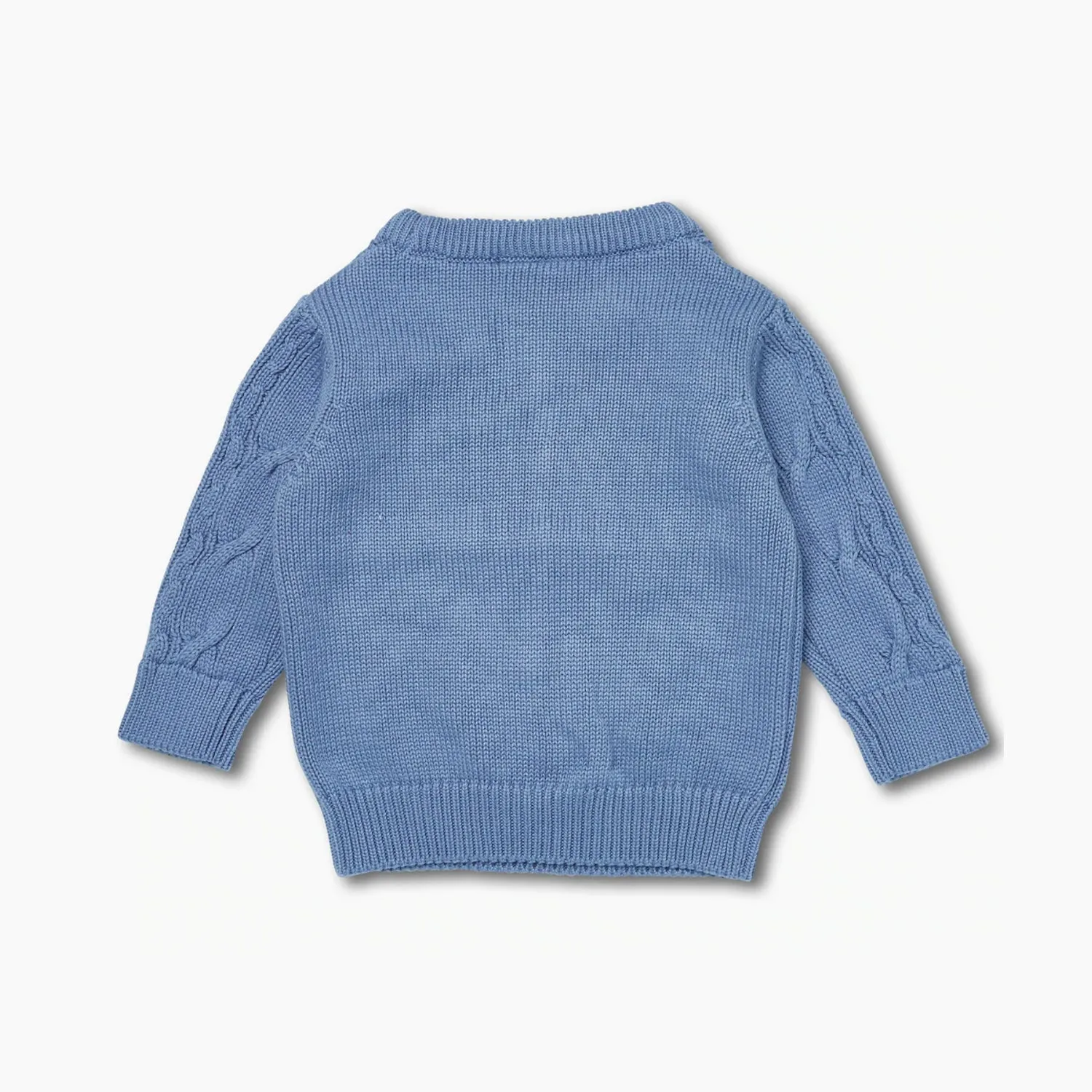 Baby Charlie Knit Jumper - Steel