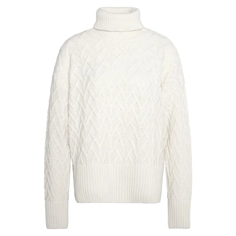 Barbour Clarence Knitted Ladies Jumper - Aran