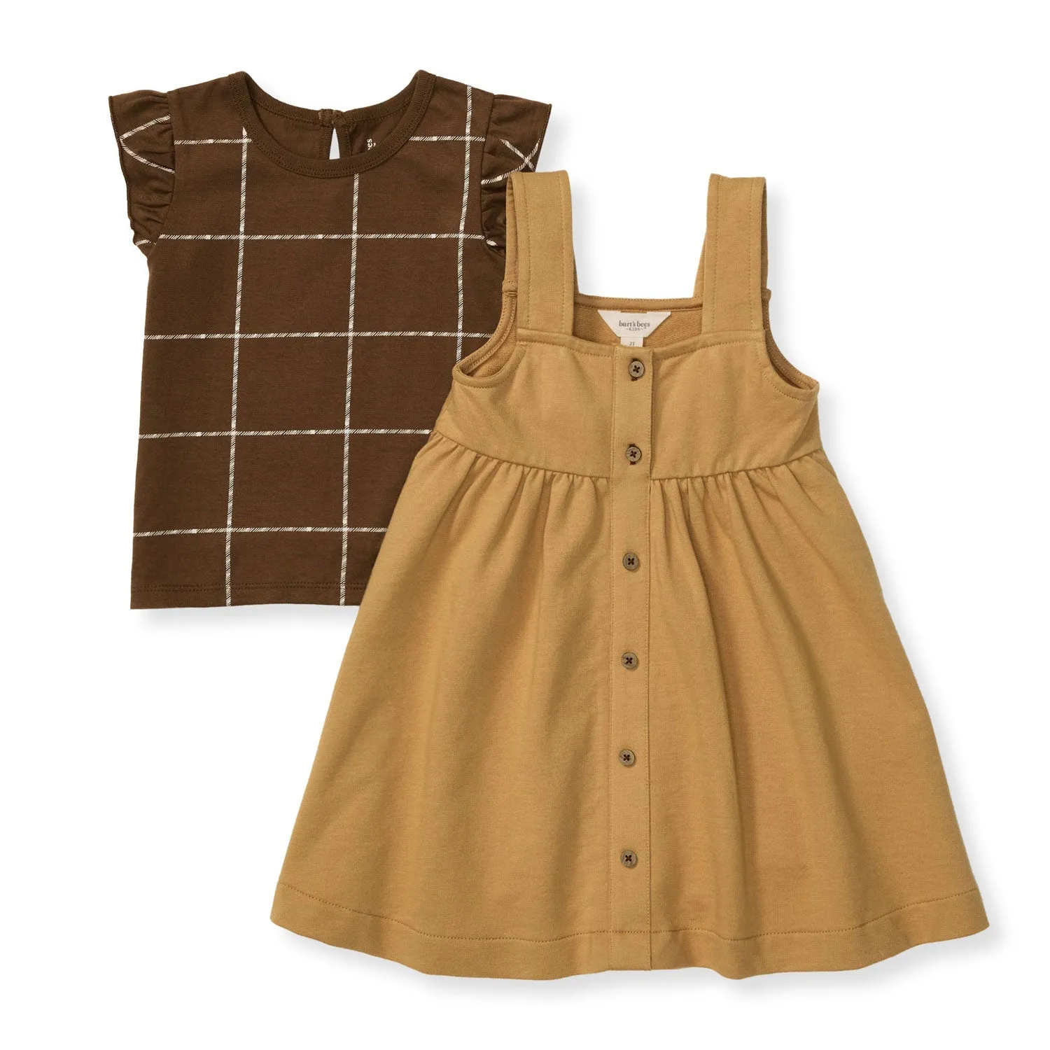 Bee Wings Dress and Tee Set - Nubuck