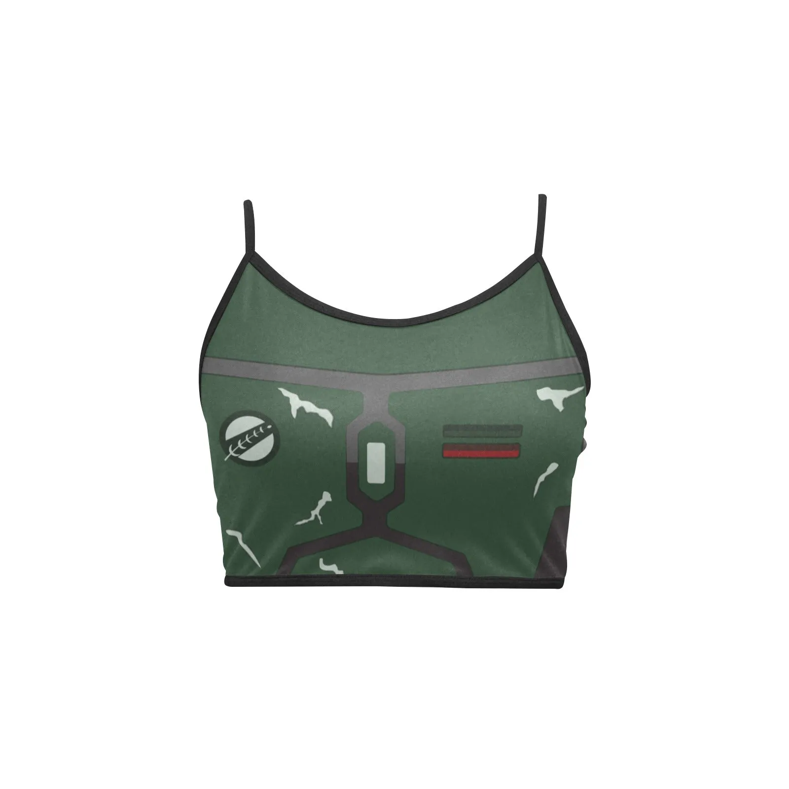 Boba Fett Women's Spaghetti Strap Crop Top