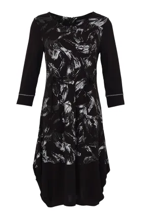 'BRUSH STROKE' DRESS