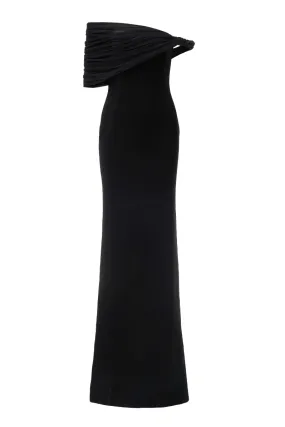 CALMING NOIR BLACK DRESS