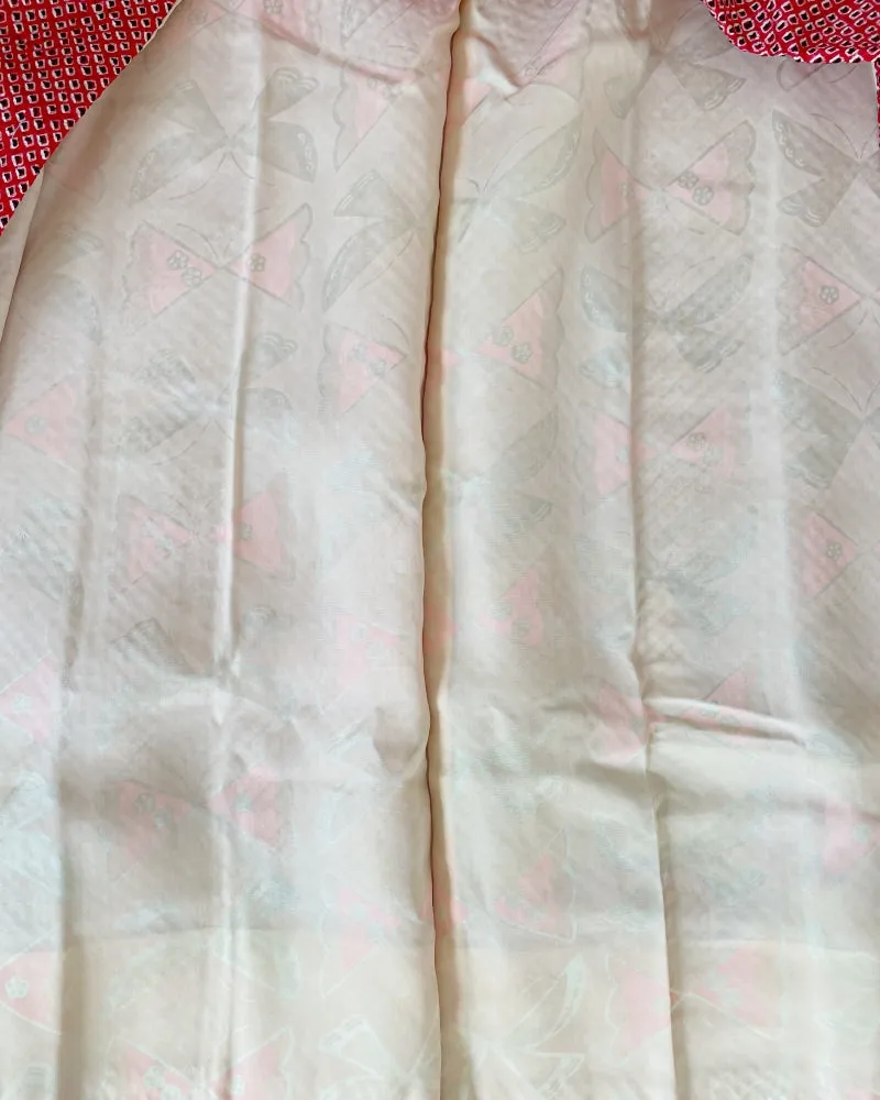 Camellia Shibori Haori Kimono Jacket