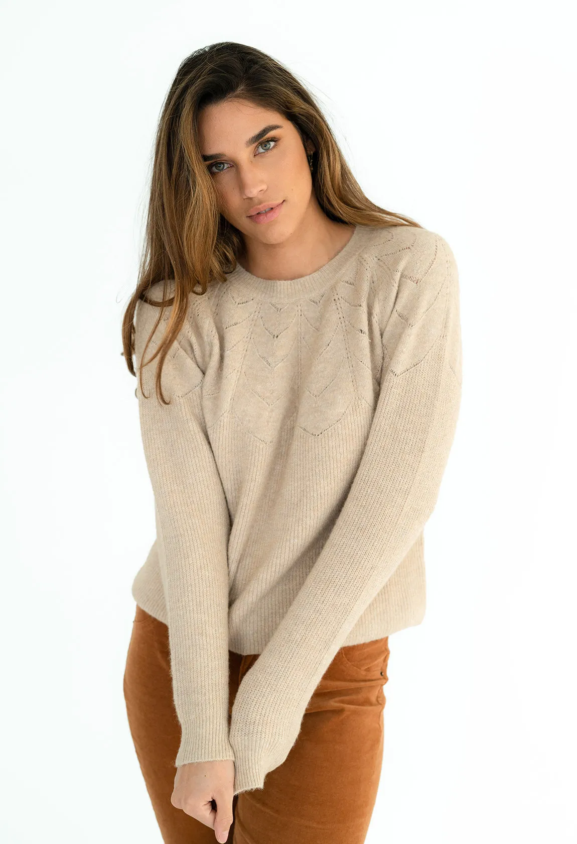 Camille Jumper in Natural