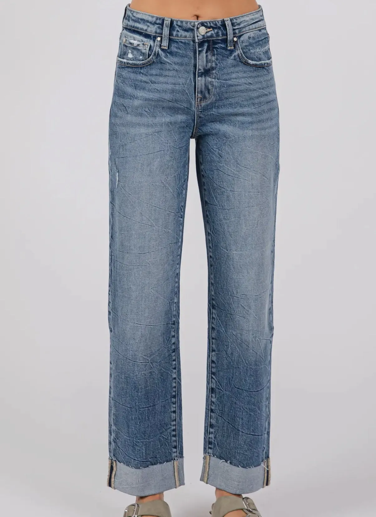 Cass High Rise Baggy Straight Jeans