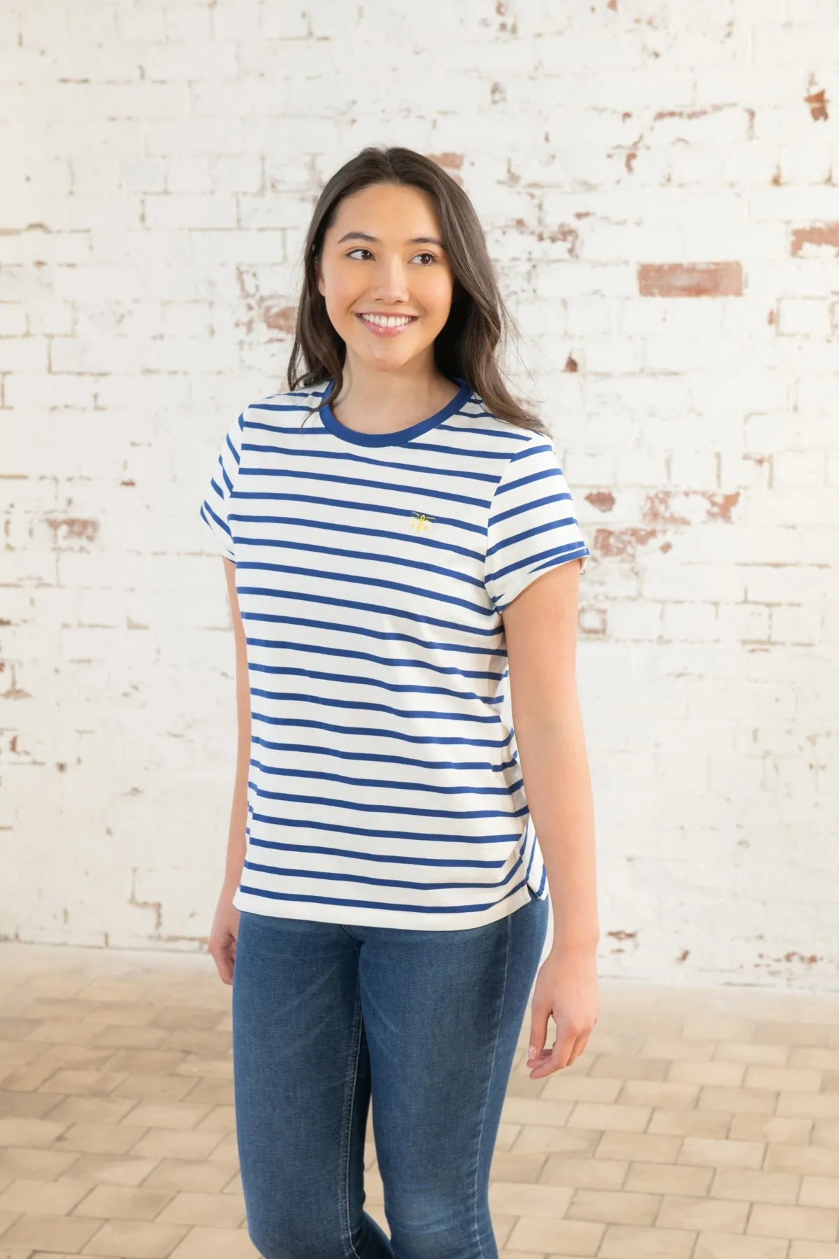 Causeway Tee - Indigo Stripe