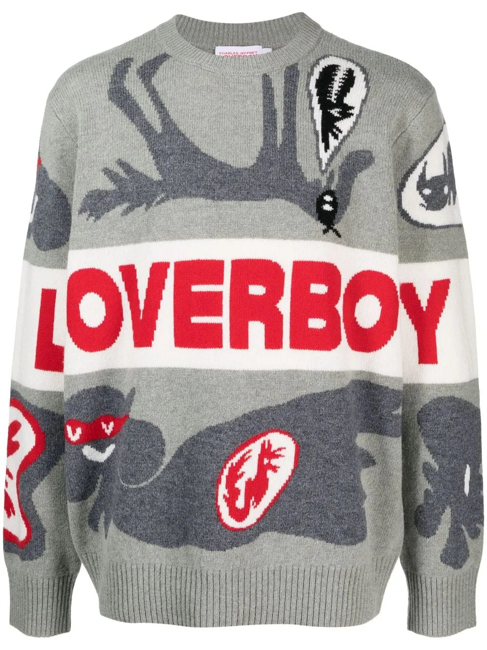 CHARLES JEFFREY LOVERBOY PRE Sweaters Grey