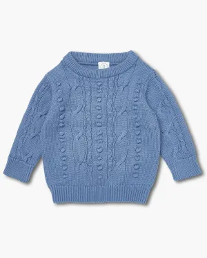 Charlie Knit Jumper - Steel