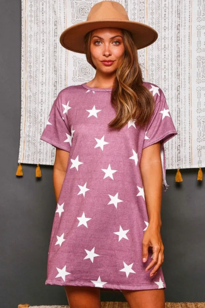 Charm of Chattanooga Star Print Dress