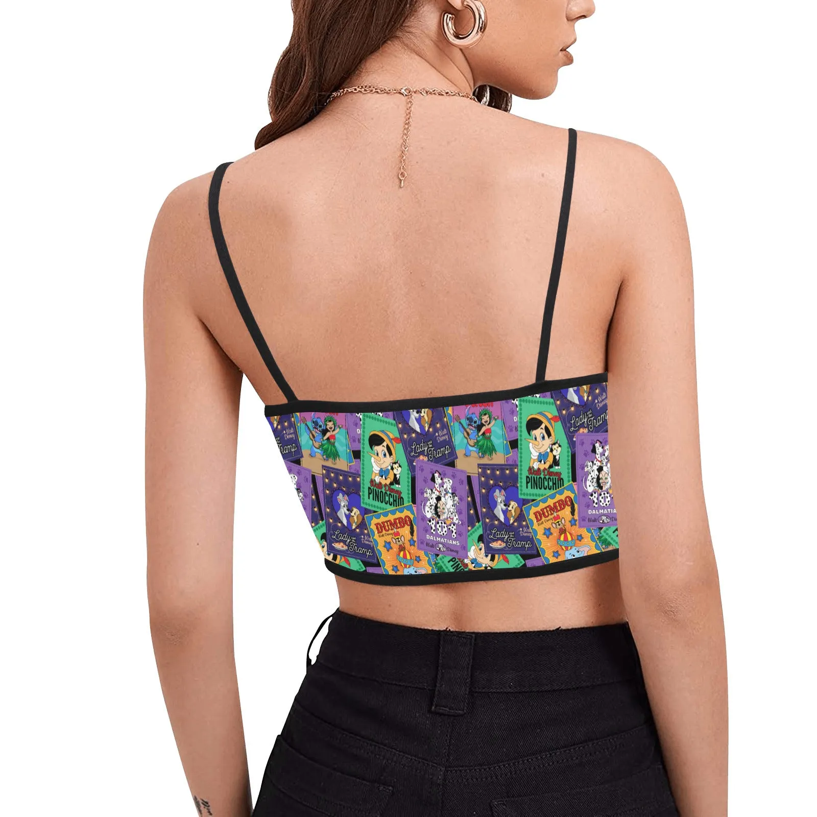 Classic Posters Women's Spaghetti Strap Crop Top