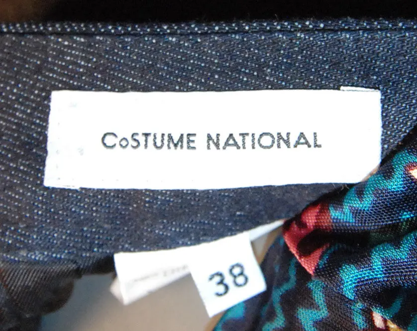 Costume National 1990s Denim Skirt