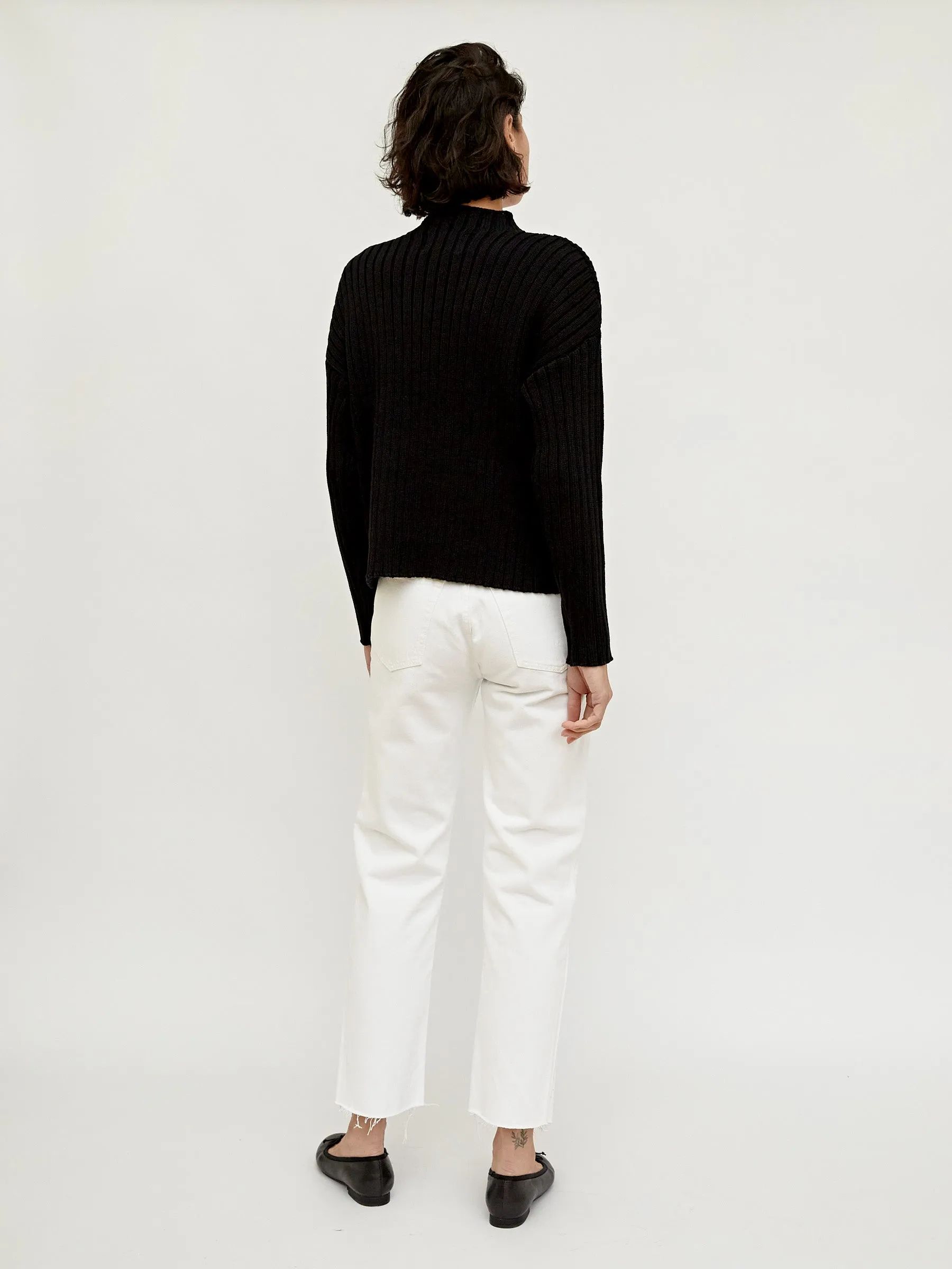 Cotton Rib Knit Jumper