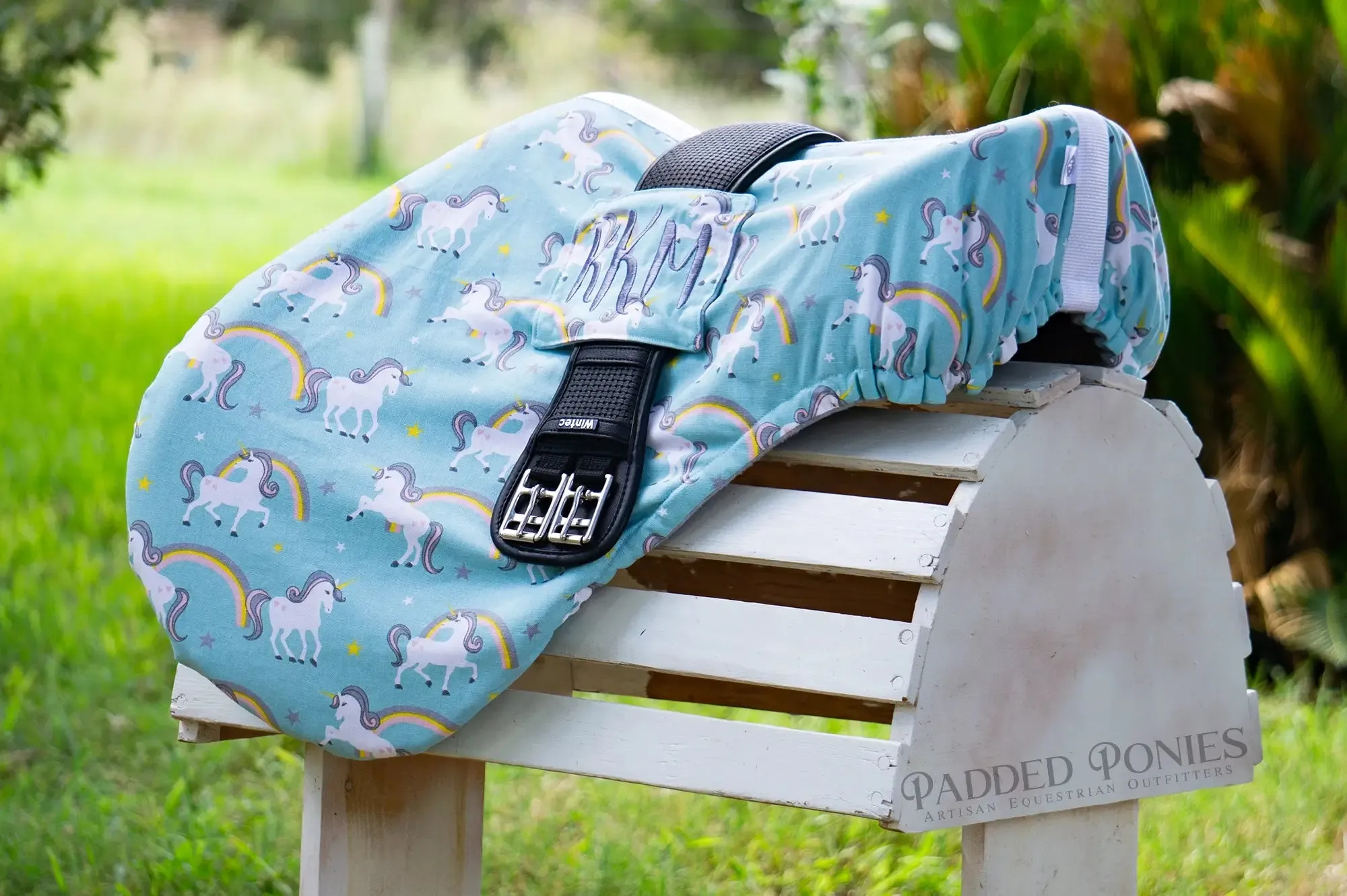 Custom Eclectic Prints Saddle Cover