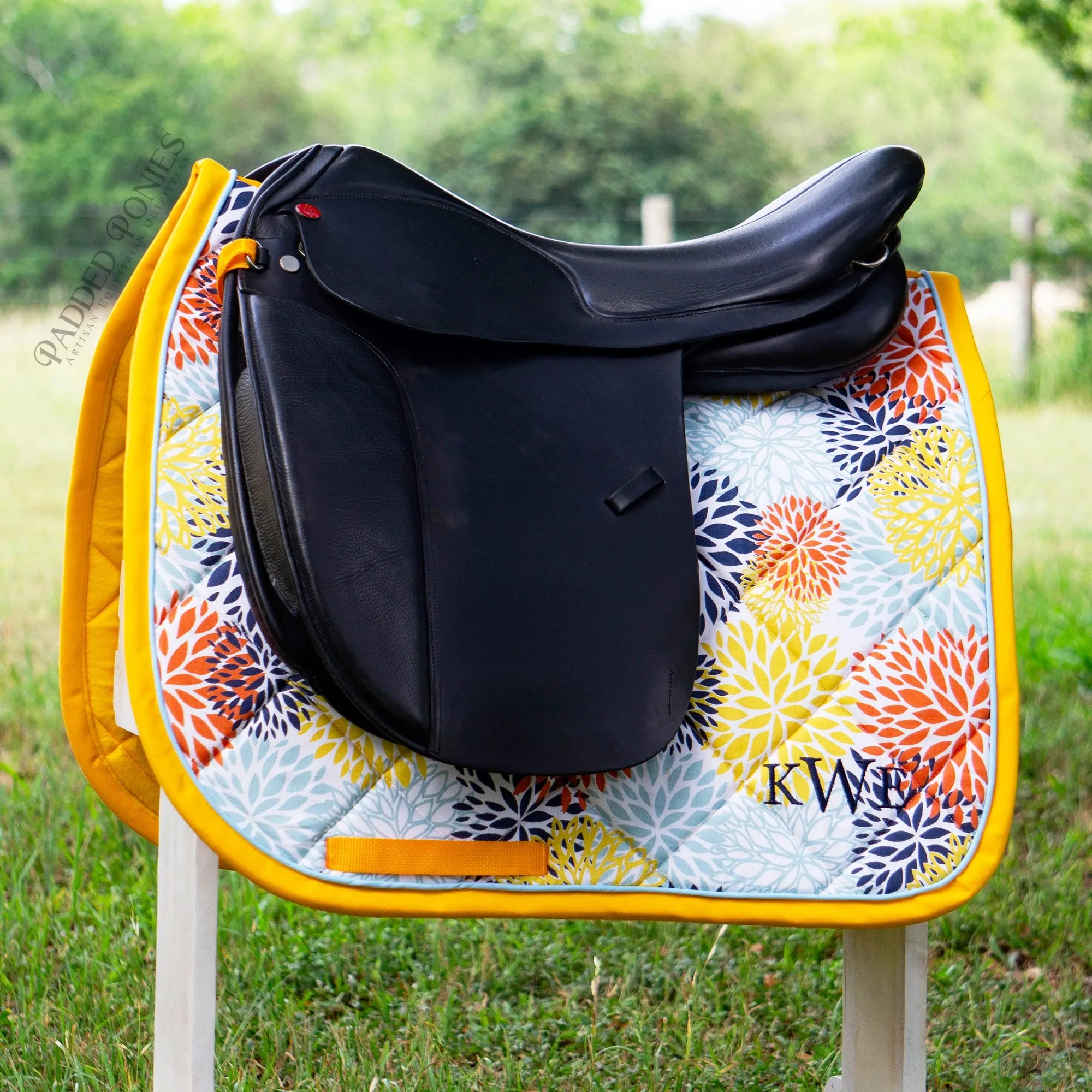 Custom Eclectic Prints Saddle Pad