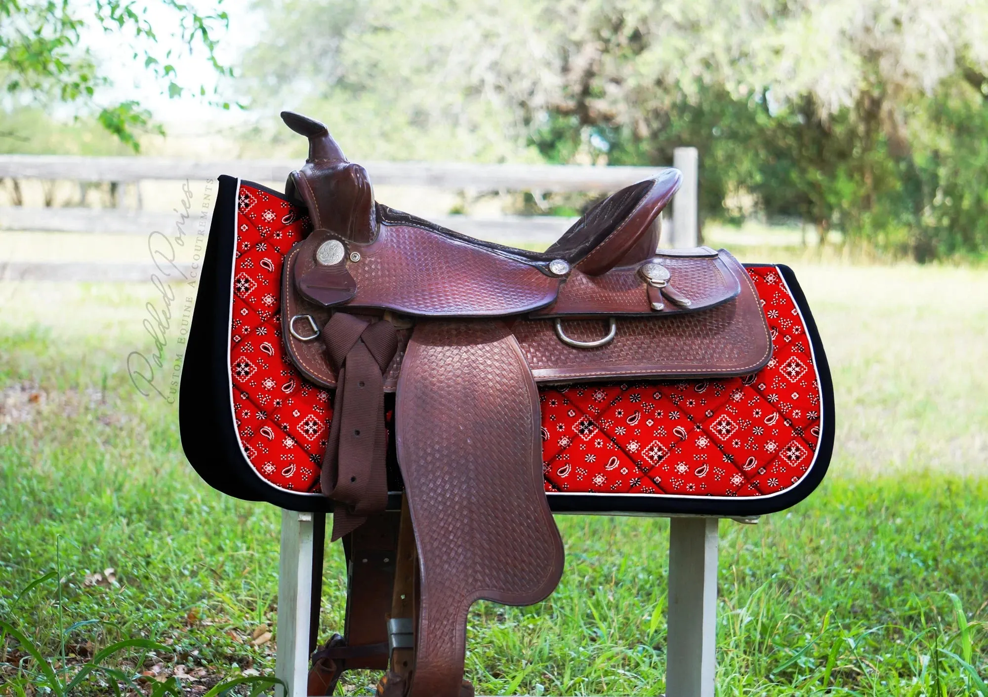 Custom Eclectic Prints Saddle Pad