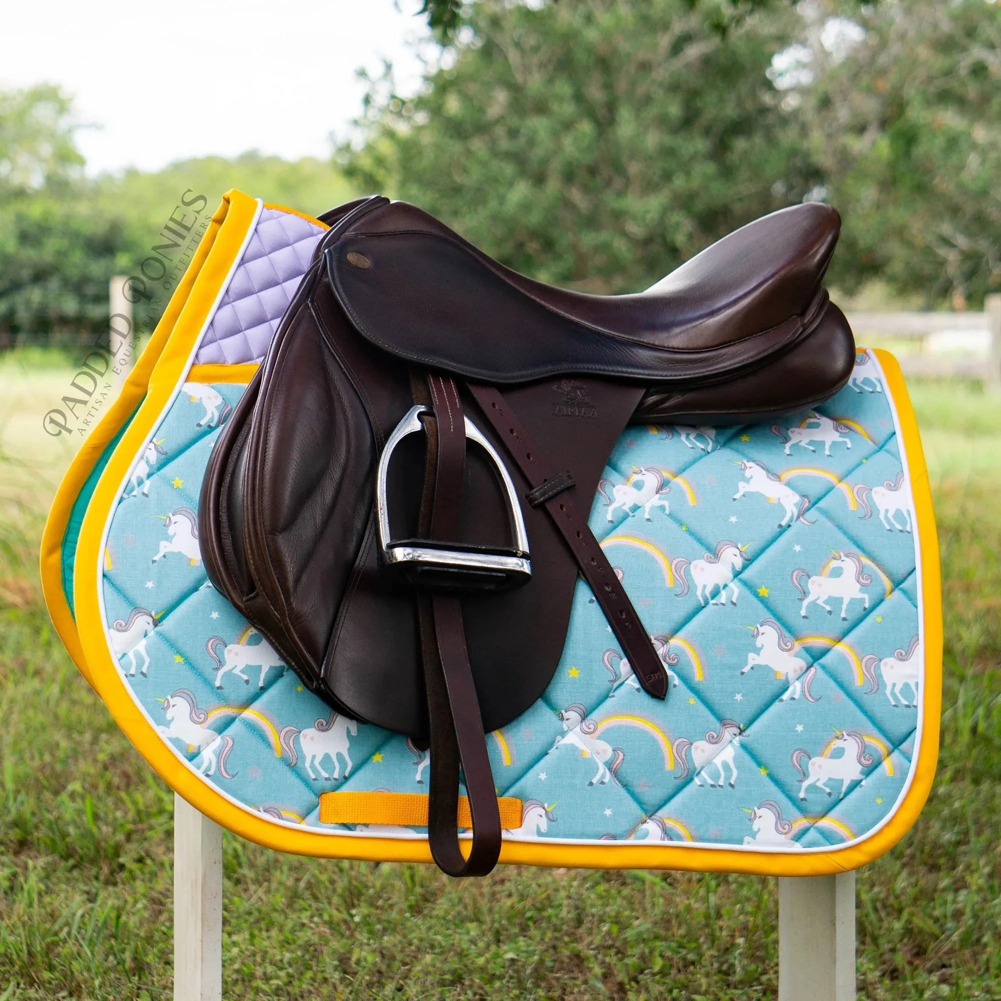 Custom Eclectic Prints Saddle Pad