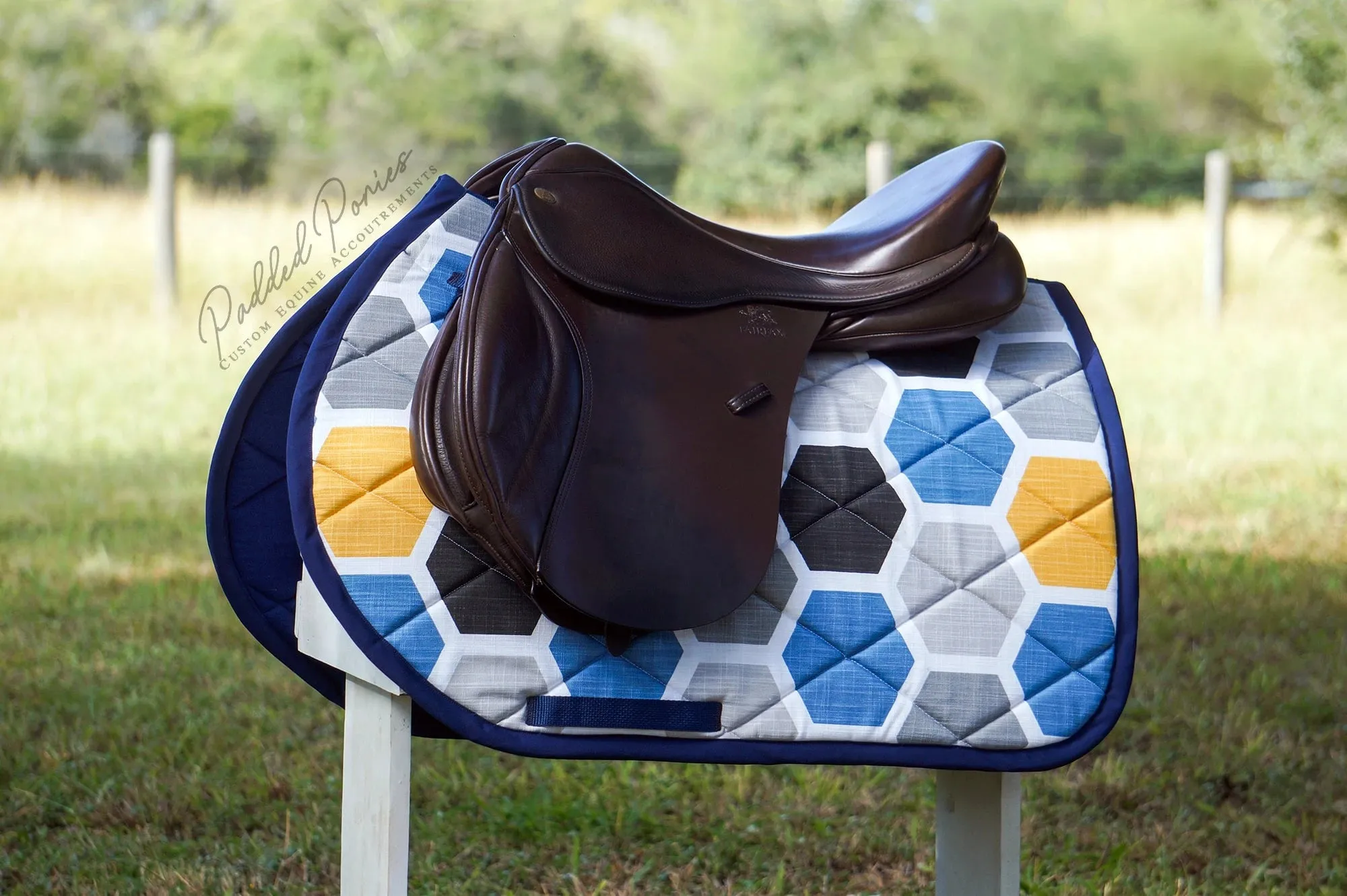 Custom Eclectic Prints Saddle Pad