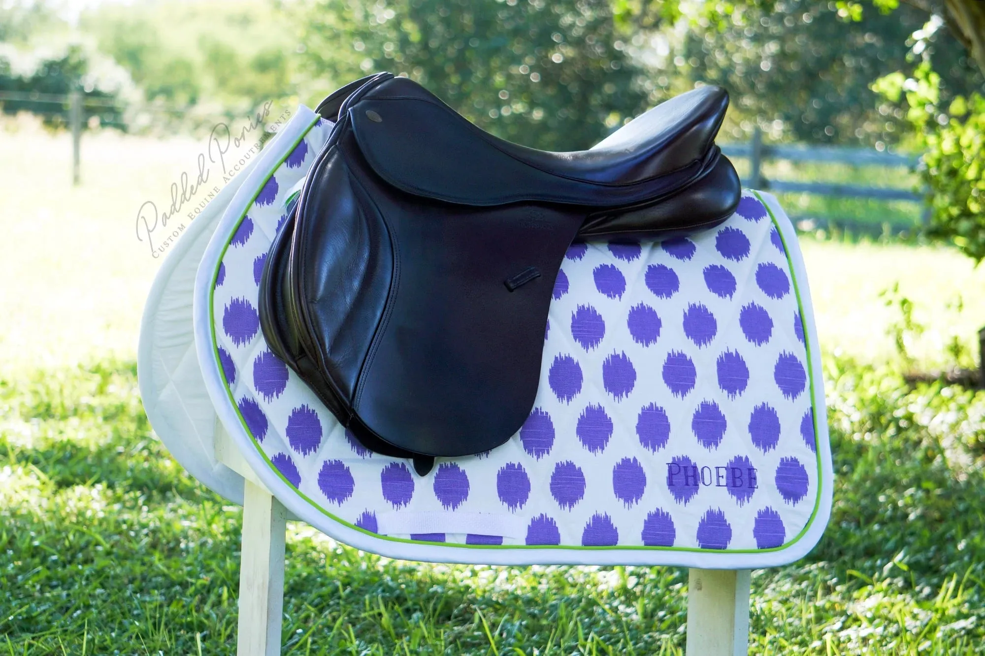 Custom Eclectic Prints Saddle Pad