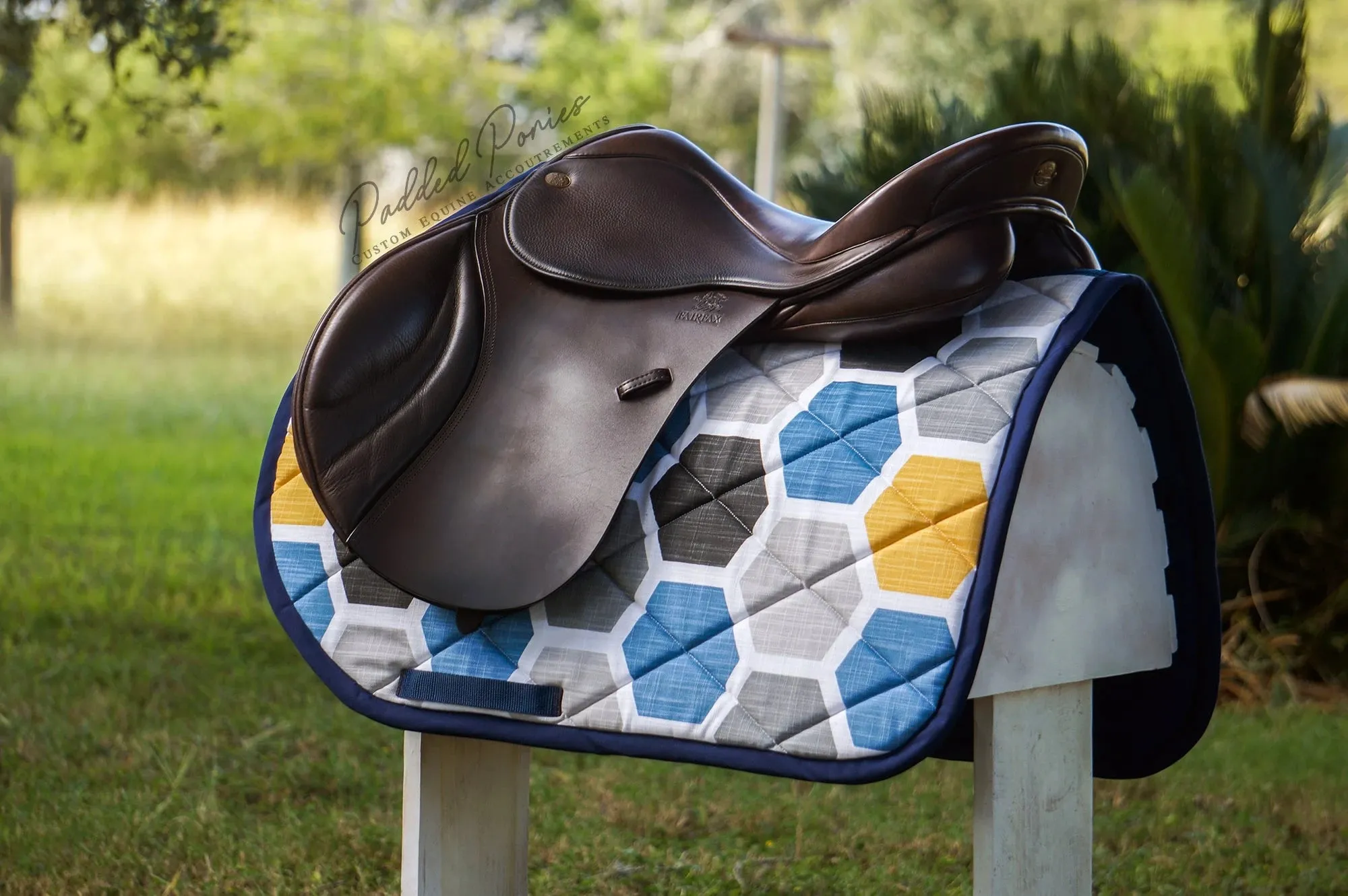 Custom Eclectic Prints Saddle Pad