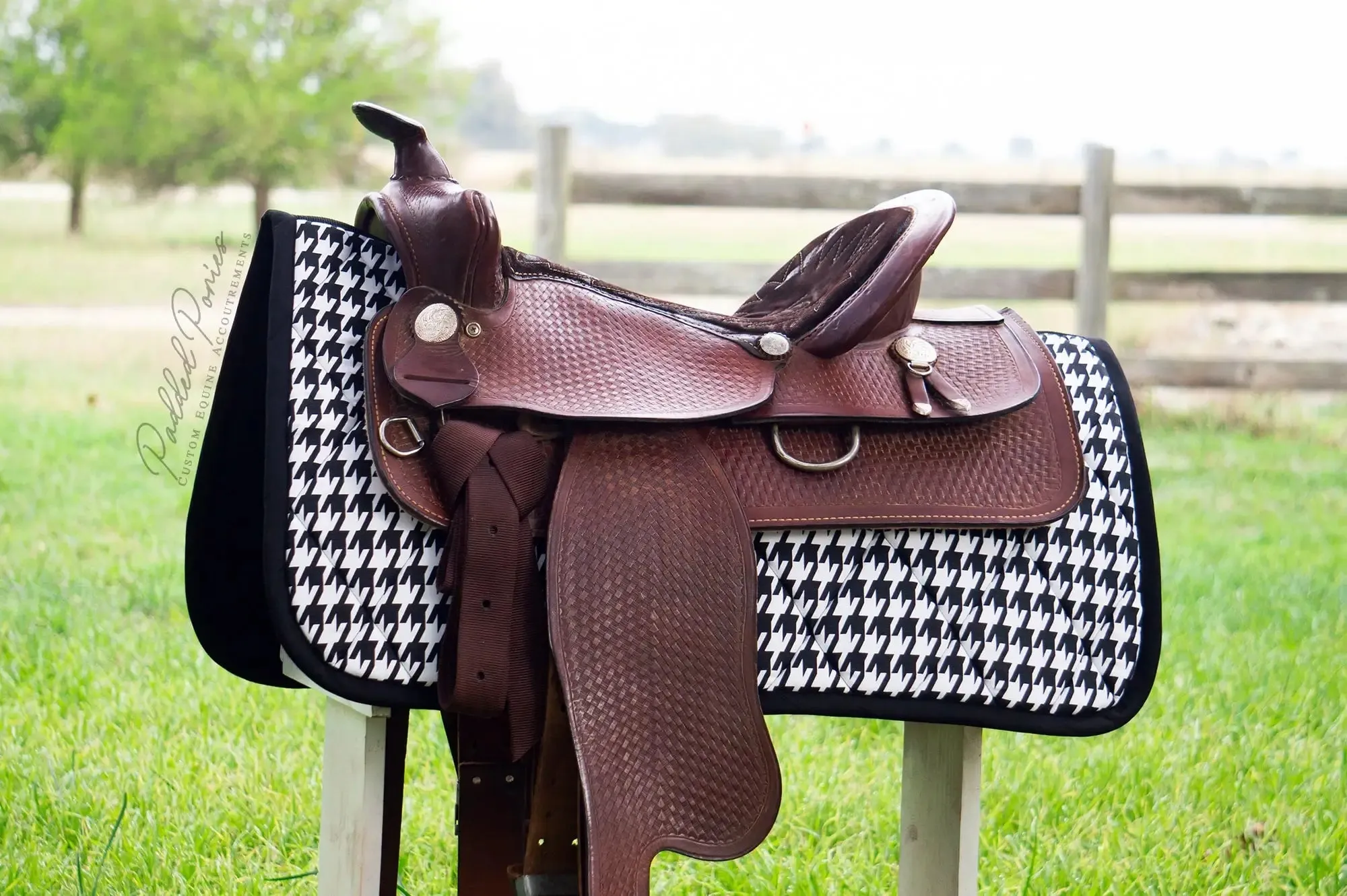 Custom Eclectic Prints Saddle Pad