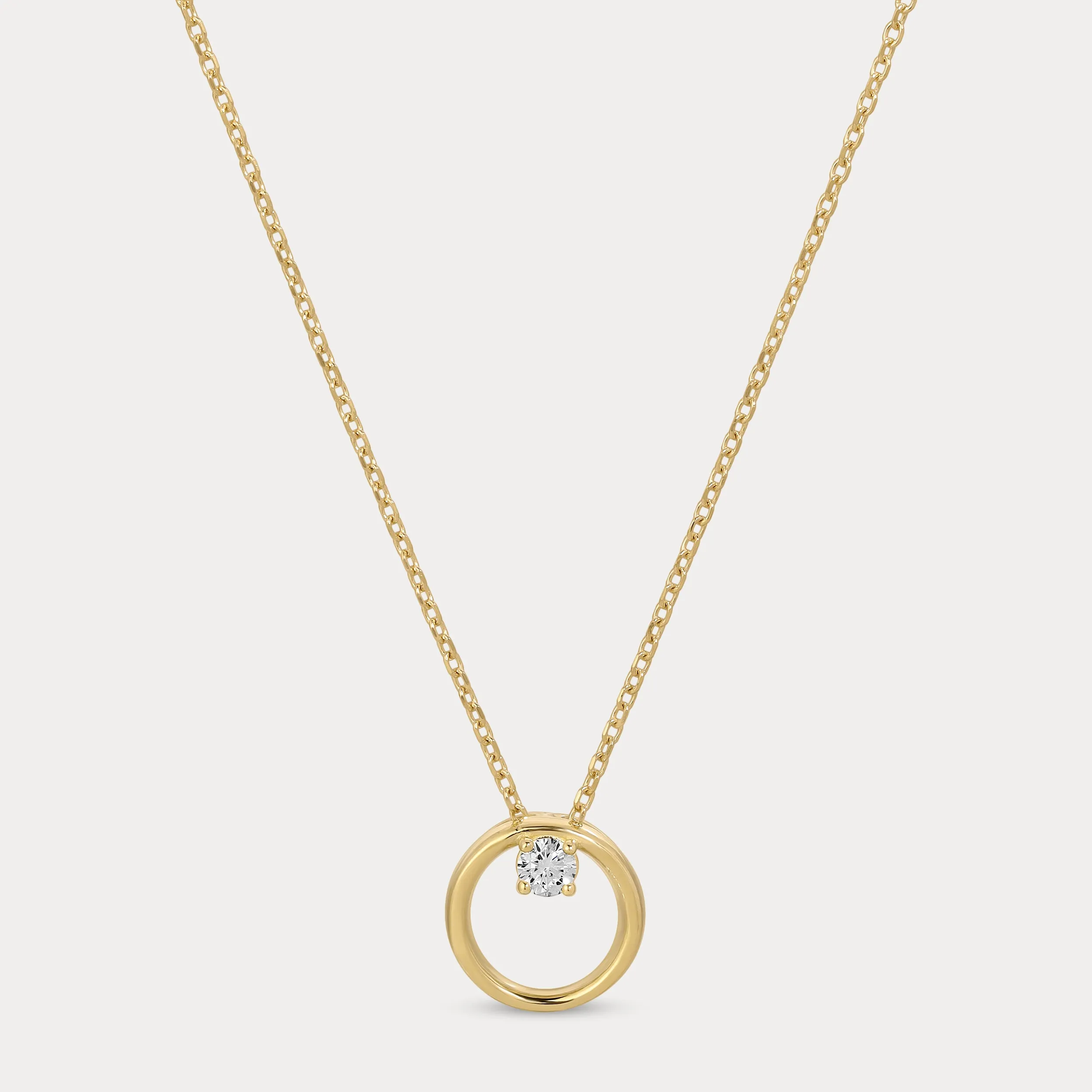 Dainty Circle Necklace