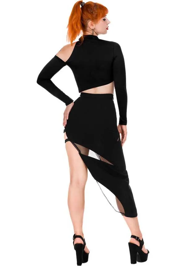 Delaney | ASYMMETRIC SKIRT*