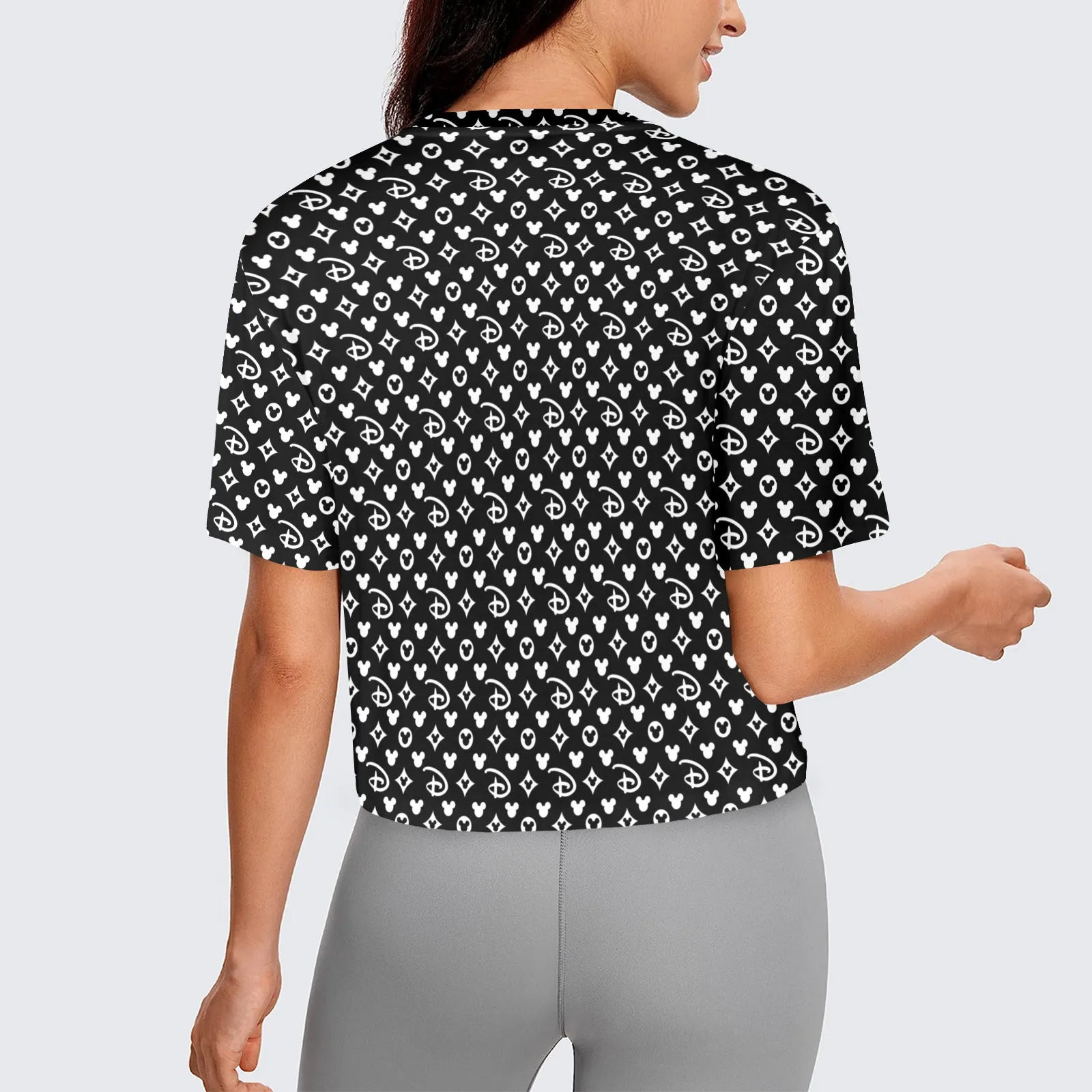 Designer Women's Cropped T-shirt